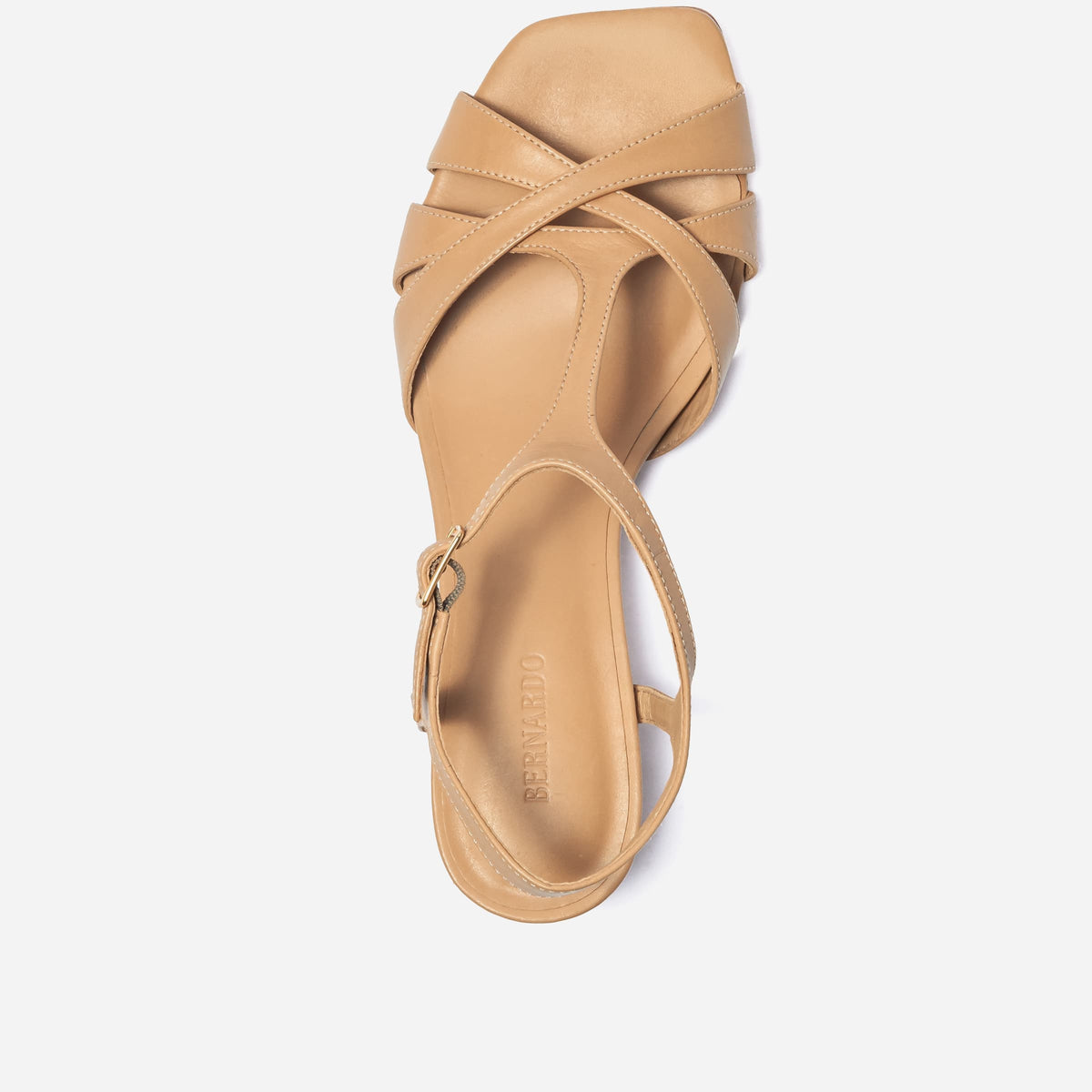 Jean Low Heel Sandal