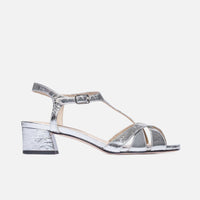 Jean Low Heel Sandal