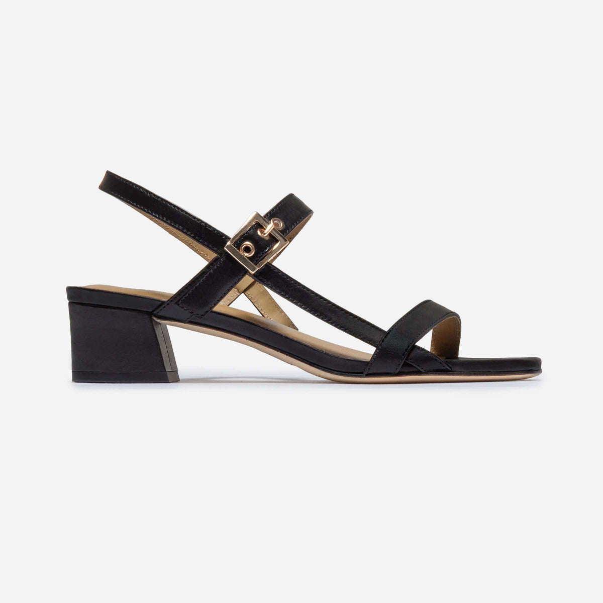 Bernardo Footwear Women's Jinji Low Heel Sandal - Black - Size 8.5 Bernardo Footwear Women's Jinji Low Heel Sandal - Black - Size 8.5