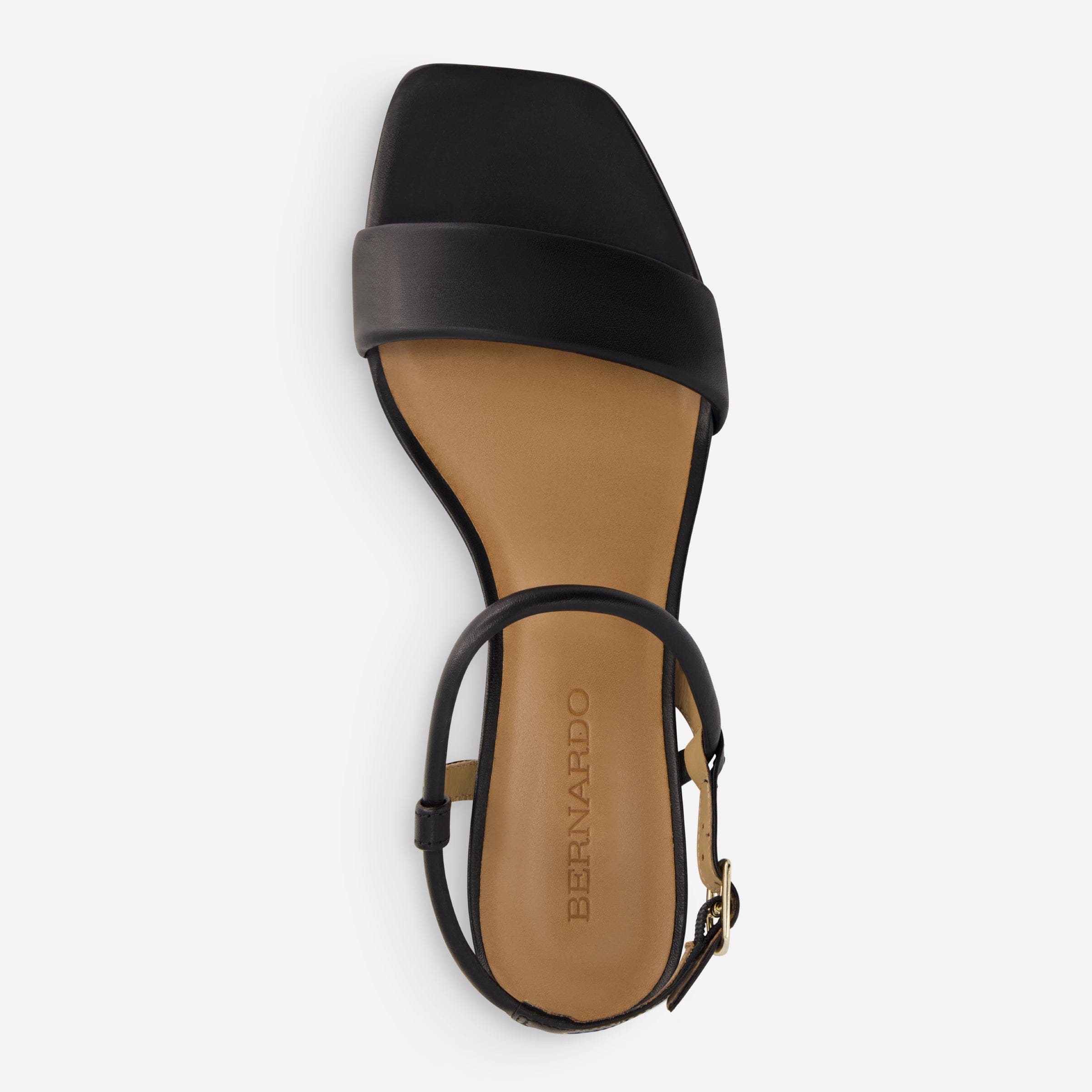 趣味 STANDART #12-30 Christina Gold Mid Block Genuine Leather Sandal – Arezzo