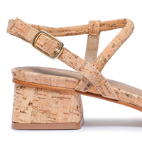 Josei Low Heel Sandal