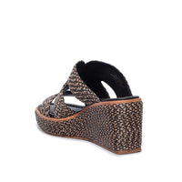 Kaian Raffia Wedge Sandal