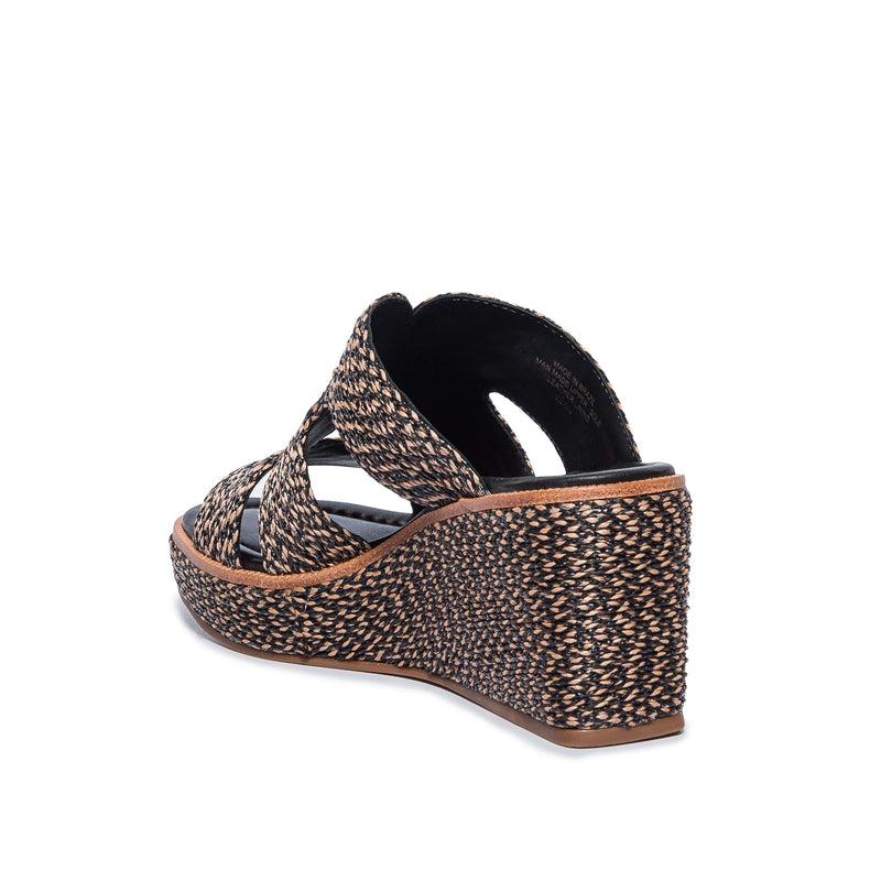 Kaian Raffia Wedge Sandal