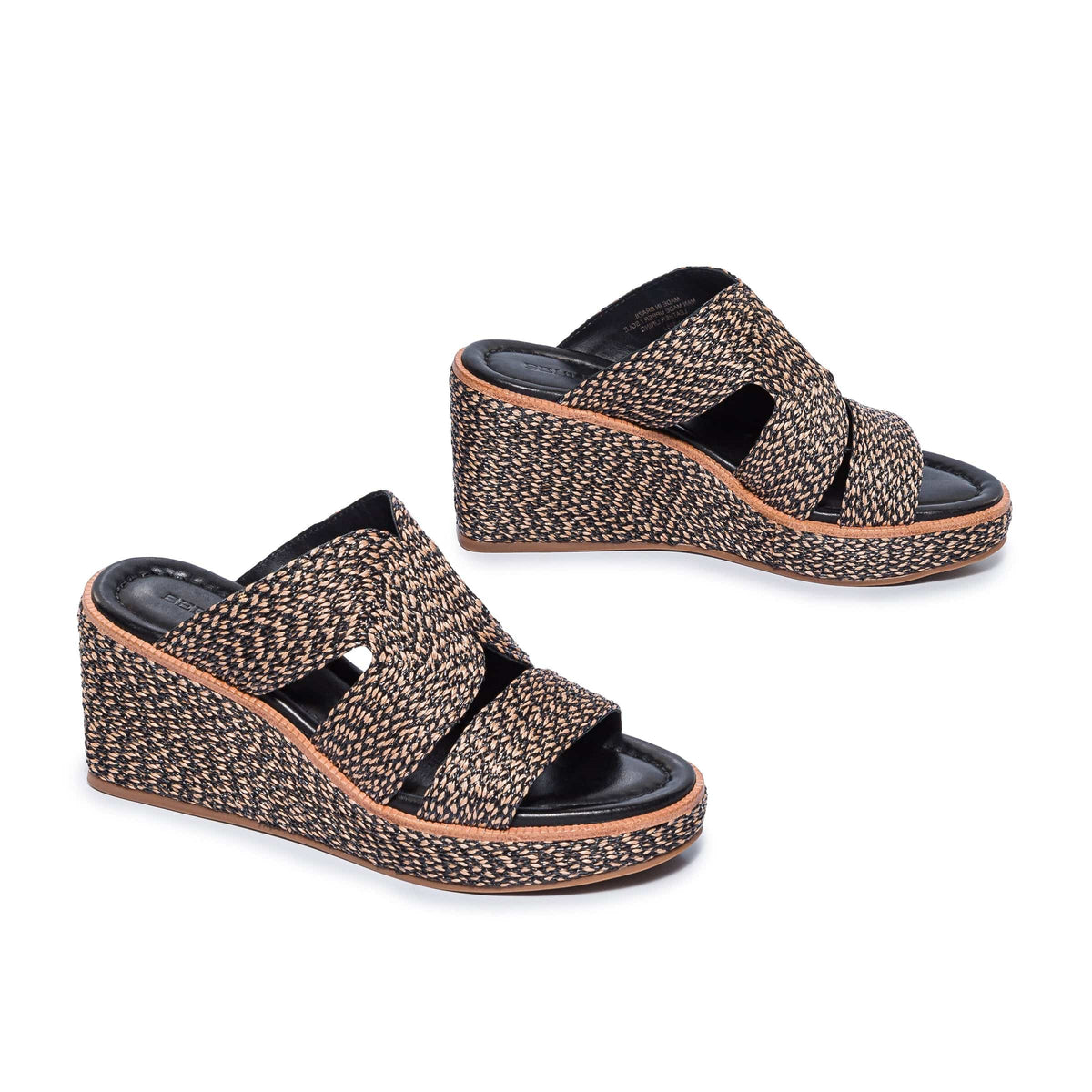 Kaian Raffia Wedge Sandal