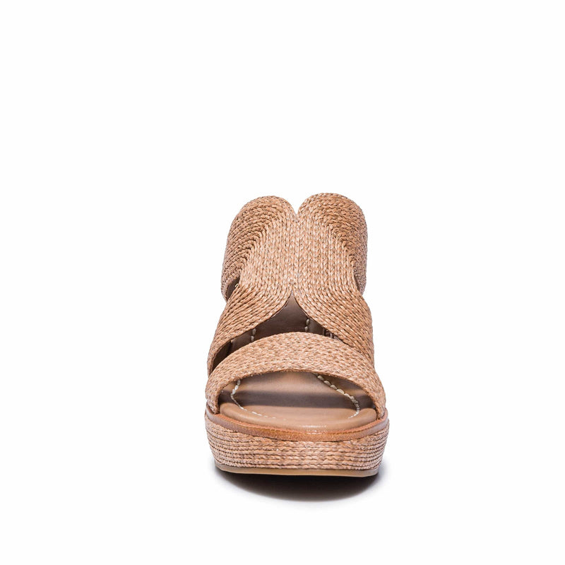 Kaian Raffia Wedge Sandal