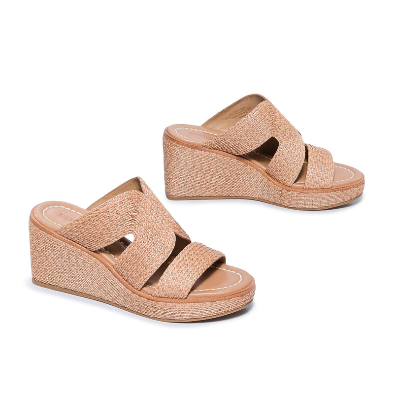 Kaian Raffia Wedge Sandal