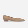 Lana Ballet Flat - Sandstone Split Suede