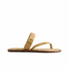 Leia Thong Sandal - Cork w/ Gold Fleck