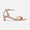 Lima Low Heel Sandal - Cipria Glove Leather