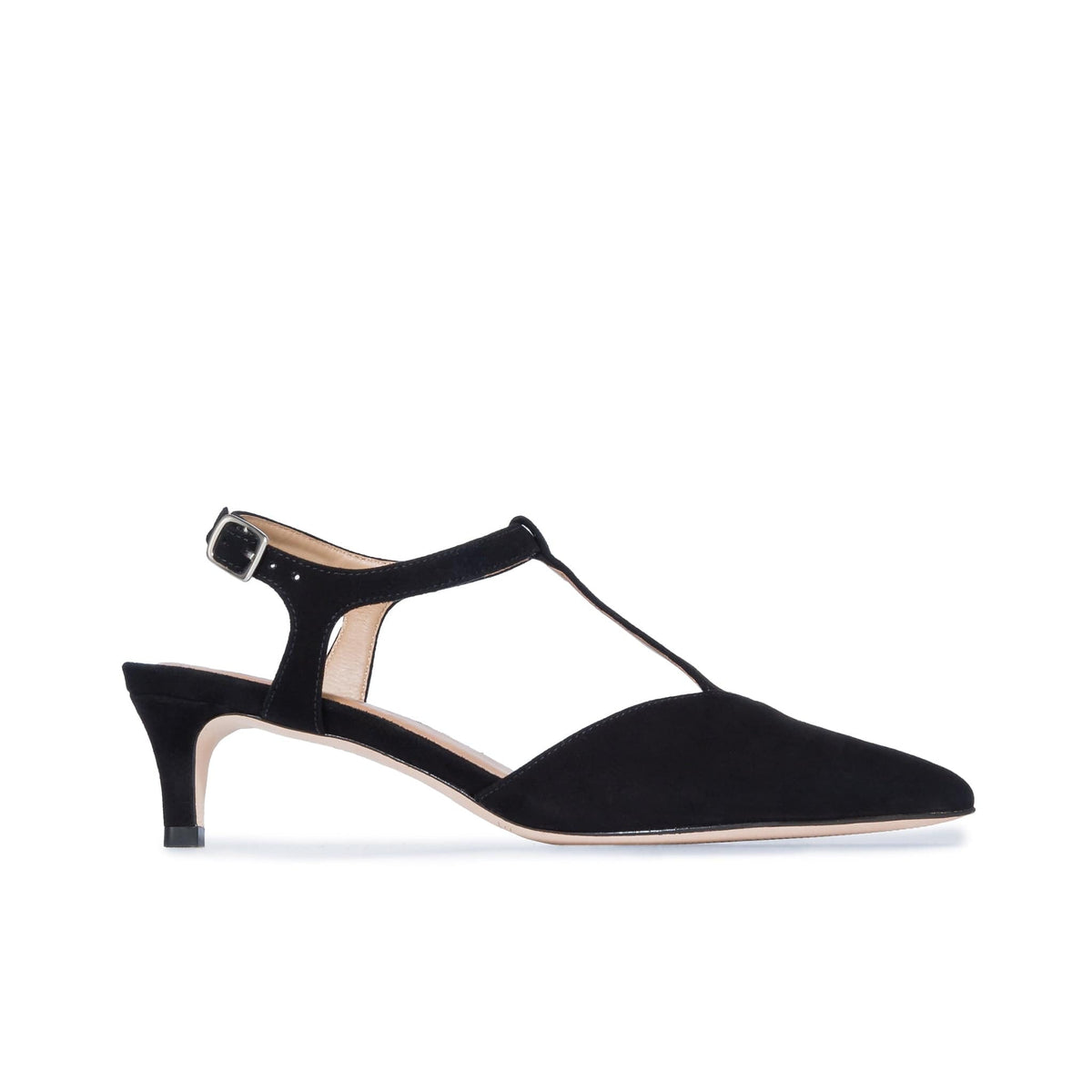 Malta T-Strap Kitten Heel