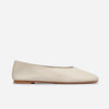 Meredith Ballet Flat - Eggshell Soft Sheep