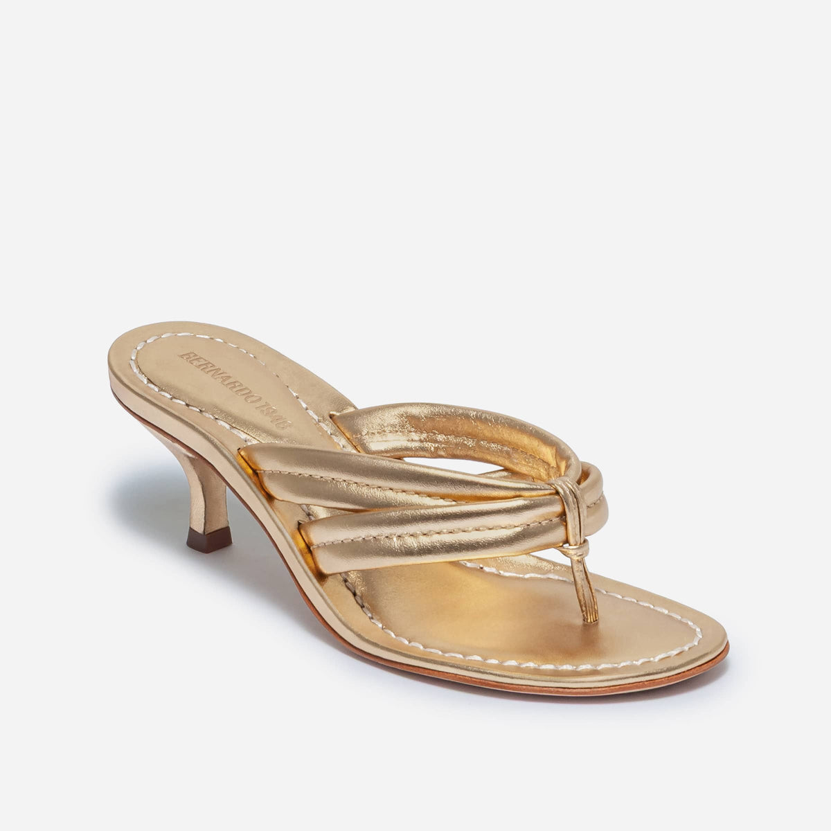 Bernardo 1946 Shoes Miami 55 Kitten Heel Sandal