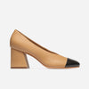 Murphy Cap-Toe Pump - Dune / Black Glove