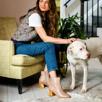 Nantucket Wood Heel Bootie