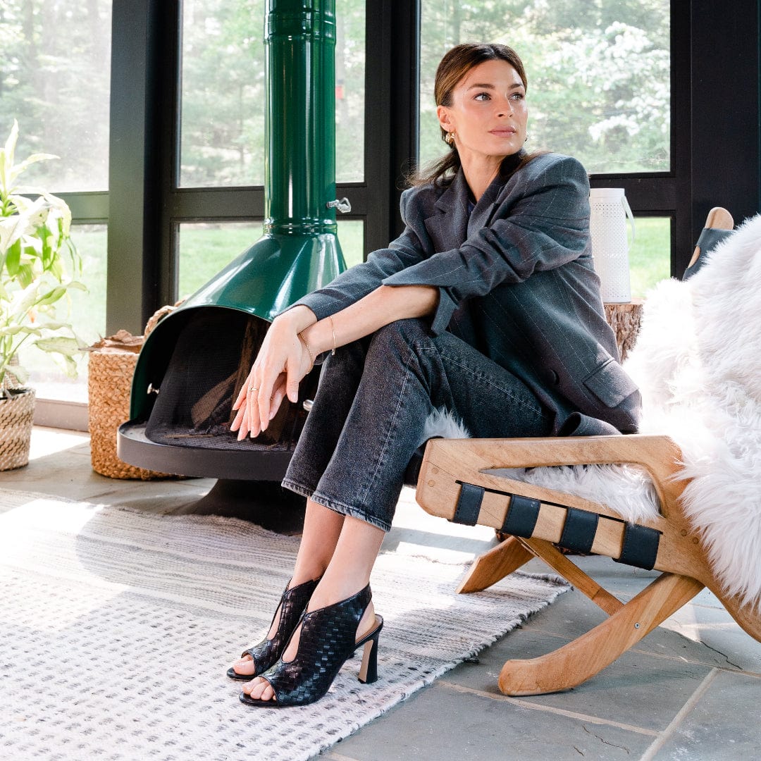 Leonora Woven Bootie Sandal