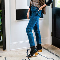 Nantucket Wood Heel Bootie