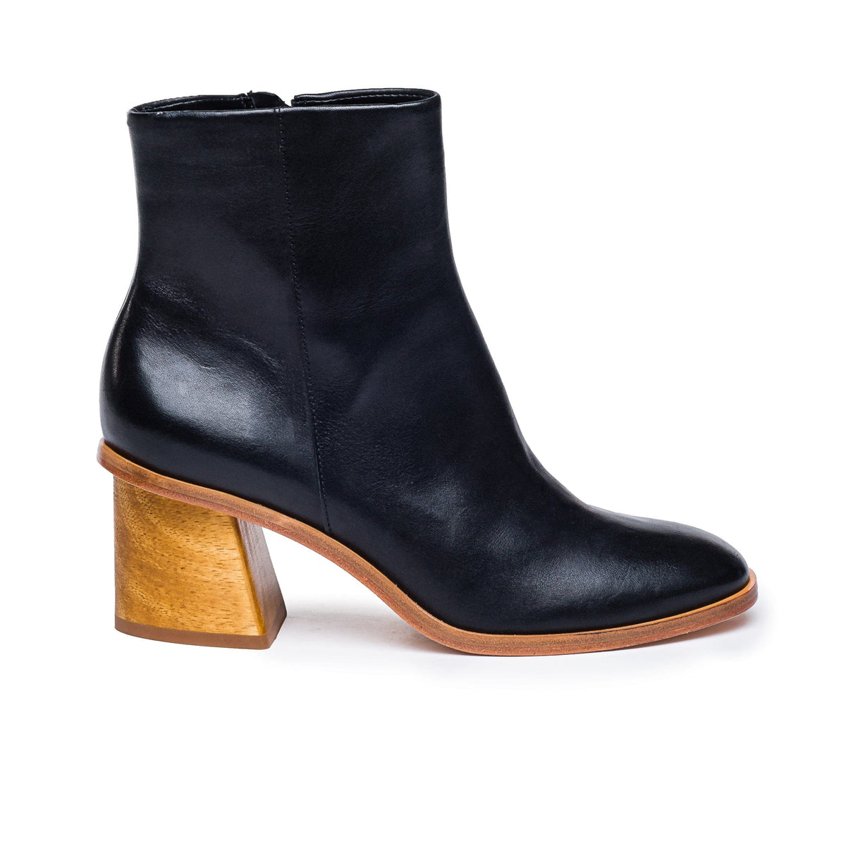 Nantucket Wood Heel Bootie
