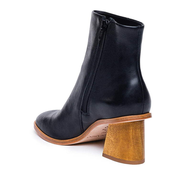 Nantucket Wood Heel Bootie