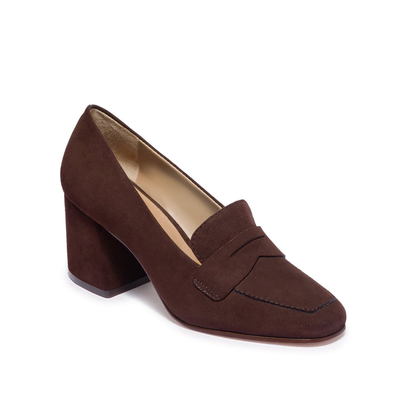 Nessa Block Heel Loafer