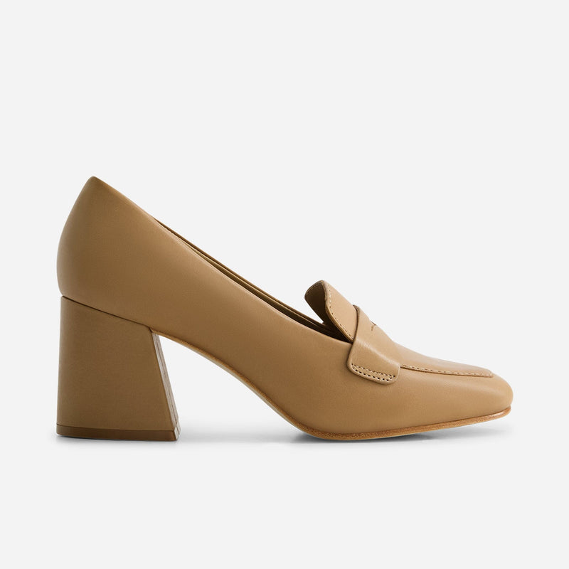 Nessa Block Heel Loafer