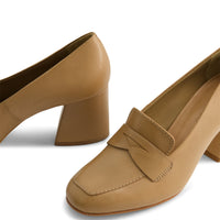 Nessa Block Heel Loafer