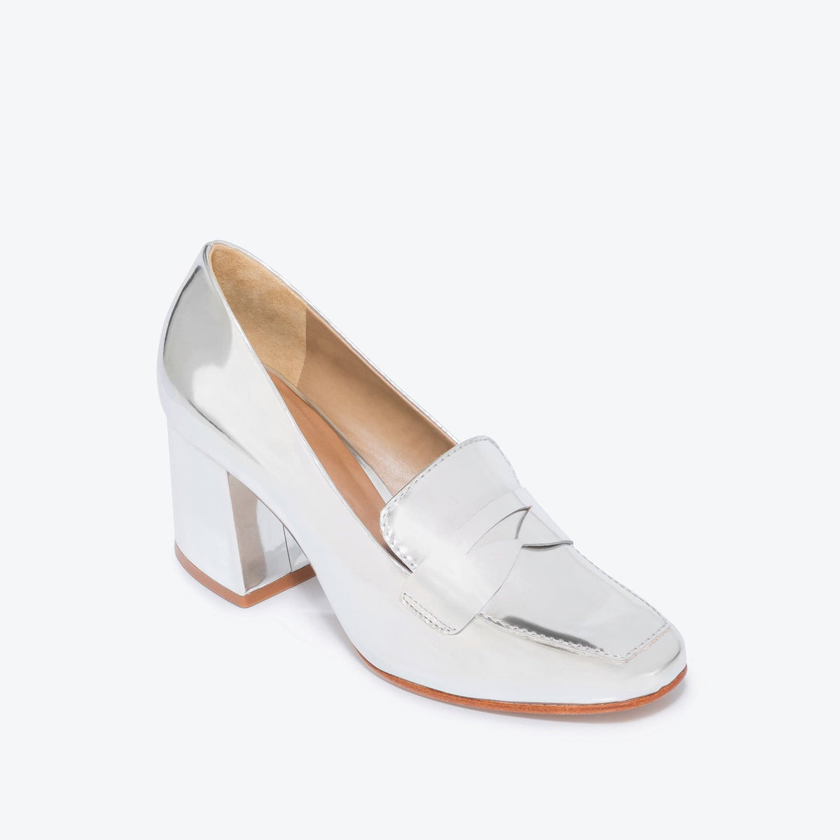 Nessa Block Heel Loafer