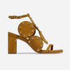 New Moon 75 Studs - Ginger Split Suede