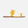 New Moon Toe Ring Sandal - Sunrise Yellow Antique Calf