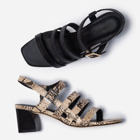 Novi Mid Heel Sandal