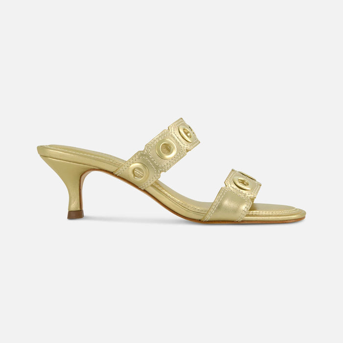 Patra Eyelet Heel Sandal