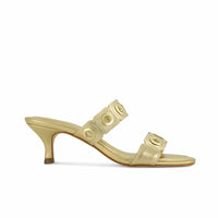 Patra Eyelet Heel Sandal