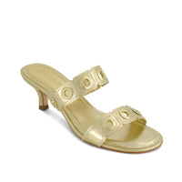 Patra Eyelet Heel Sandal