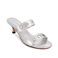 Patra Eyelet Heel Sandal