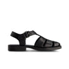 Pippa Fisherman Sandal - Black Antique Calf 