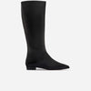 Ramona Riding Boot - Black Pull Up Calf