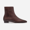 Rema Ankle Bootie - Dark Chocolate Pull Up Calf