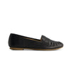 Sage Flat - Black Tumbled Calf 