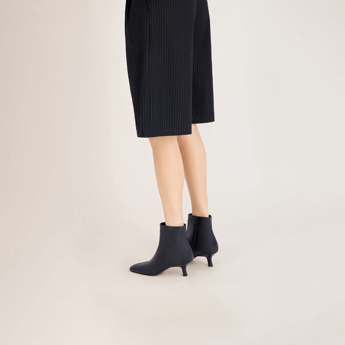 Sanya Kitten Heel Bootie