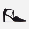 Siena Pointed-Toe Pump - Black Kid Suede