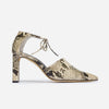 Siena Pointed-Toe Pump - Natural Multi Snake