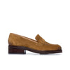 Tabitha Penny Loafer - Safari Split Suede 