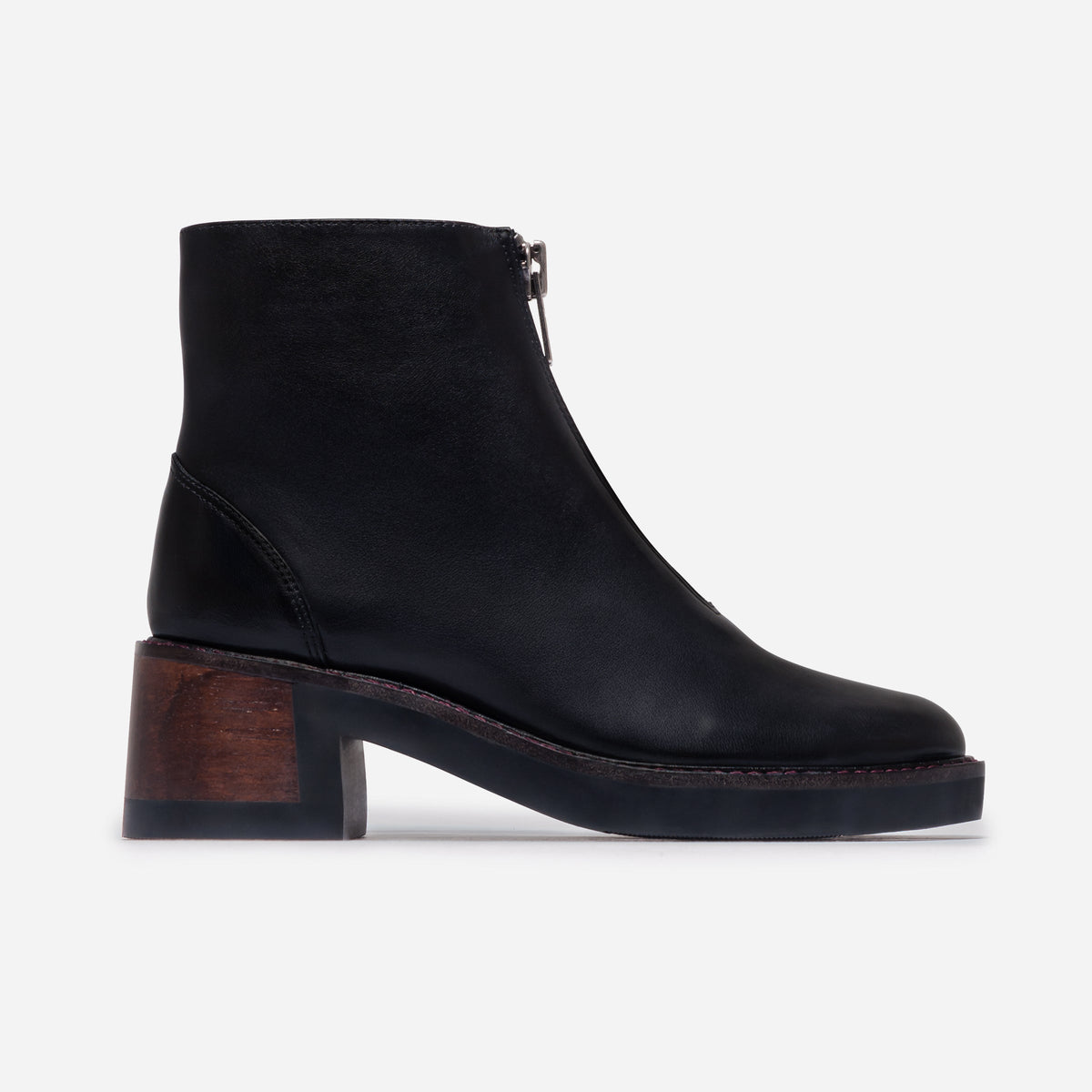 Tess Zip Front Ankle Boot