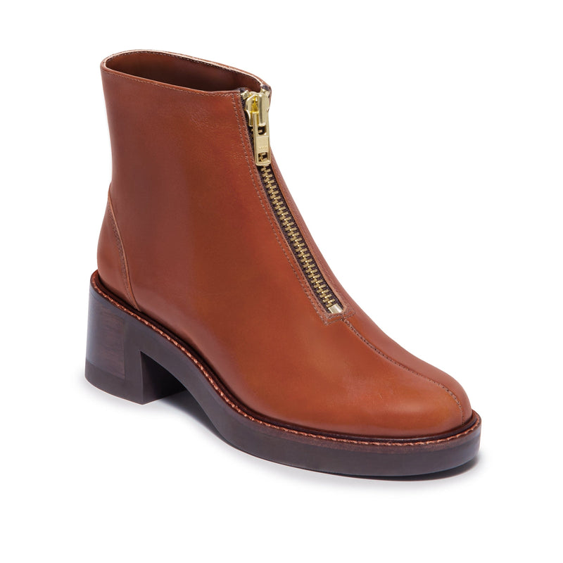 Tess Zip Front Ankle Boot