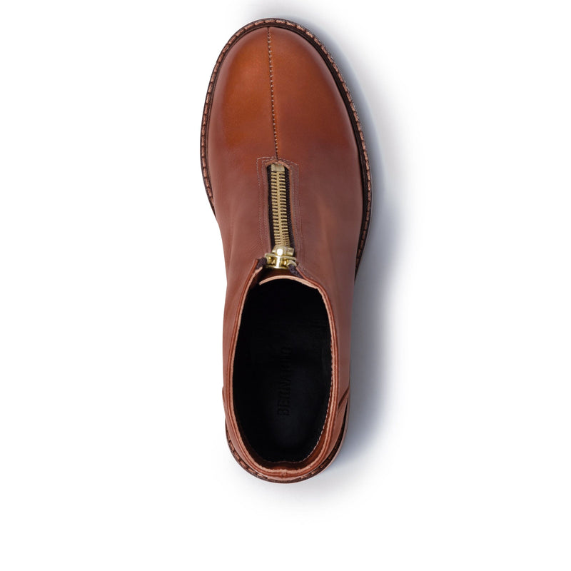 Tess Zip Front Ankle Boot