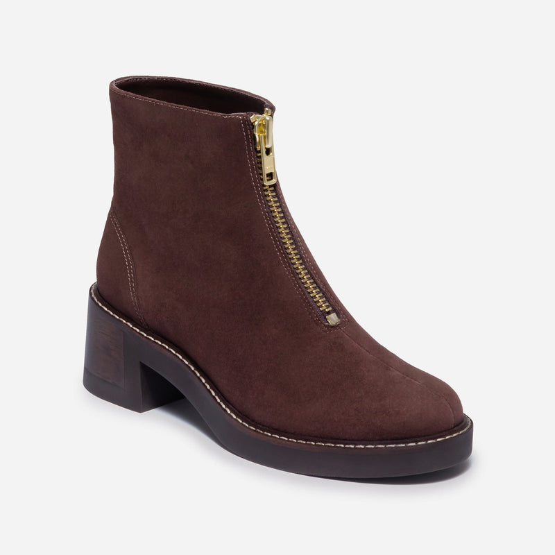 Tess Zip Front Ankle Boot