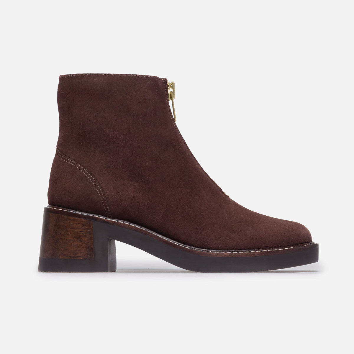 Tess Zip Front Ankle Boot