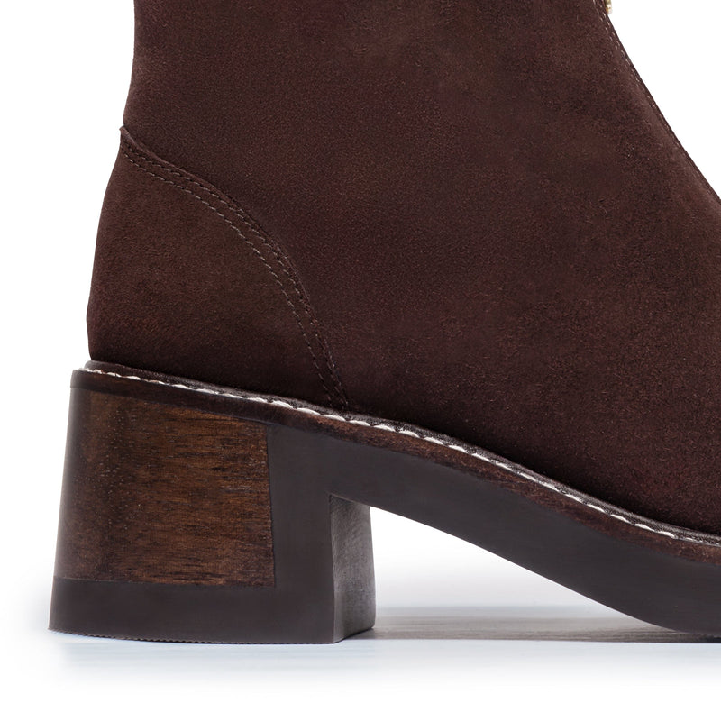 Tess Zip Front Ankle Boot