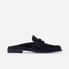 Tilda Mule Loafer - Black Polish Calf