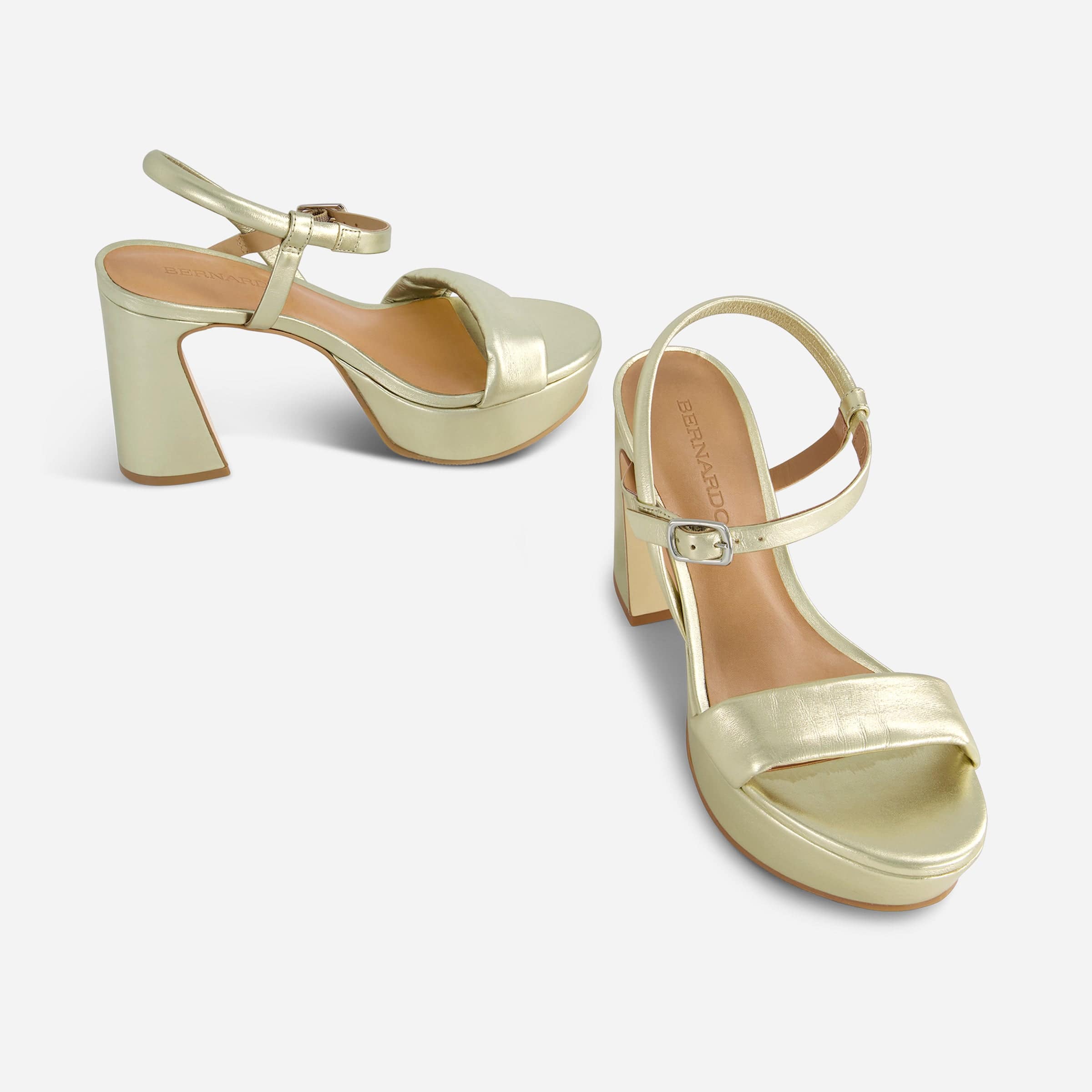 Yello ベージュ サンダル CREMA PLATFORM SANDALS CREMA PLATFORM SANDALS – YELLO