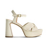 Veronika Platform Sandal - Eggshell Glove Leather